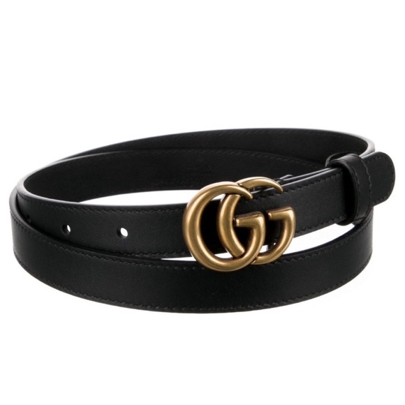 GUCCI GG Marmont Skinny Belt 80 32 - Picture 2 of 13